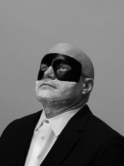 GARY Gary having a shave